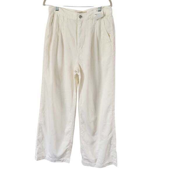 NWD Madewell Harlow Wide Leg Trouser Jeans Pleated Airy Denim VTG Canvas Size 28 - Picture 4 of 12